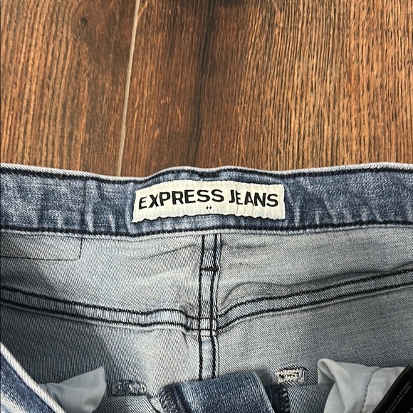 Express Rocco Slim fit Skinny Leg Blue Denim Jeans 31 x 32 - Picture 3 of 6